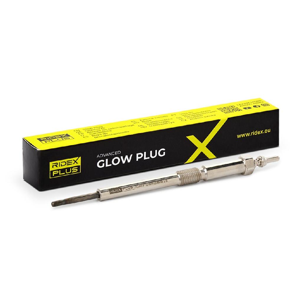 RIDEX PLUS Diesel Glühkerze 11V Schlüsselweite: 12mm Gewindemaß:M10 x 1.25