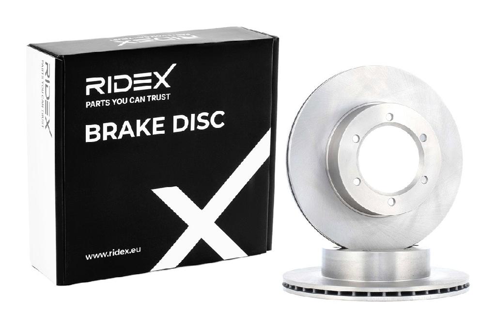 RIDEX 82B0905 2x Bremsscheiben Vorne Ø289mm Belüftet für TOYOTA 4351235110