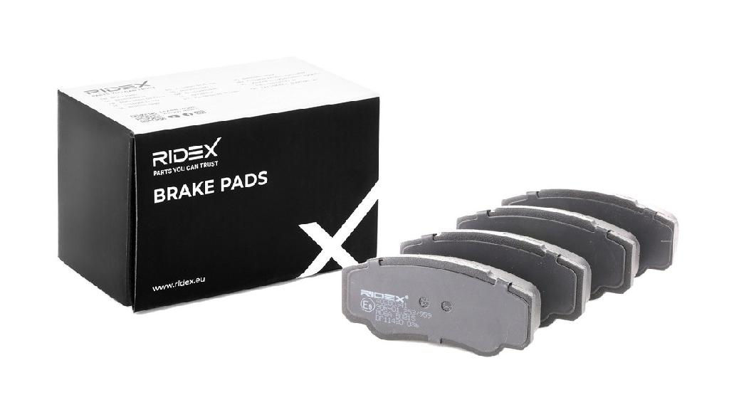 RIDEX Bremsbelagsatz Bremsbeläge Hinten für FIAT Ducato Kastenwagen (250, 290)