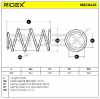 RIDEX 188C0425 2x Federn Fahrwerksfedern Vorne für BMW 5 Limousine (E60) Bild RIDEX 188C0425 2x Federn Fahrwerksfedern Vorne für BMW 5 Limousine (E60)