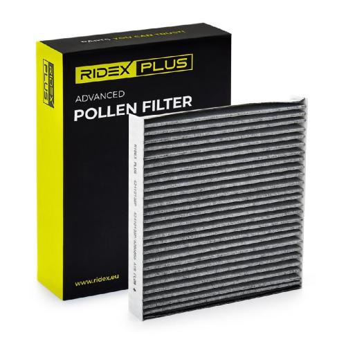 RIDEX PLUS 424I0135P Innenraumfilter Pollenfilter Aktivkohlefilter Höhe: 30 Bild RIDEX PLUS 424I0135P Innenraumfilter Pollenfilter Aktivkohlefilter Höhe: 30