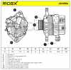 RIDEX 4G0264 Lichtmaschine 90A 14V Drehrichtung im Uhrzeigersinn mit für HYUNDAI Bild RIDEX 4G0264 Lichtmaschine 90A 14V Drehrichtung im Uhrzeigersinn mit für HYUNDAI