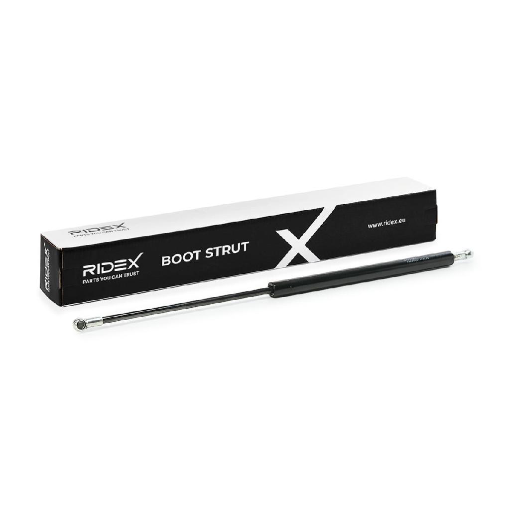 RIDEX 219G0312 Heckklappendämpfer hinten Länge:512mm 470N Hub: 200mm 2037400045