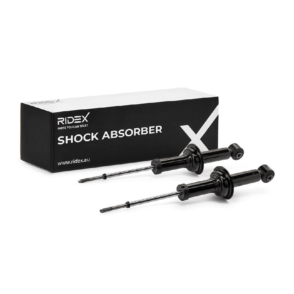 RIDEX 854S19308 2x Stoßdämpfer Gasdruck Hinten für MITSUBISHI ASX (GAW)