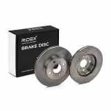 RIDEX 82B0060 2x Bremsscheiben Vorne Ø255mm Belüftet für TOYOTA 435120D020