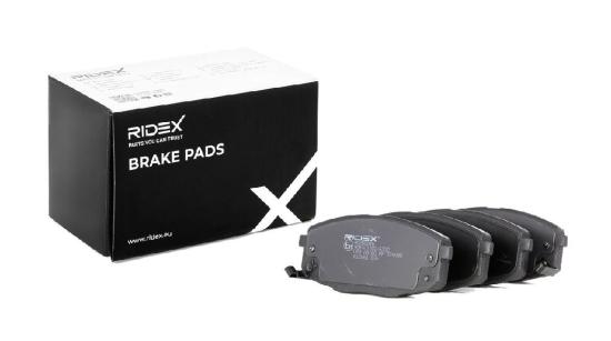 RIDEX Bremsbelagsatz Bremsbeläge Vorne für HYUNDAI Kona (OS) für KIA CEE'D (JD) Bild RIDEX Bremsbelagsatz Bremsbeläge Vorne für HYUNDAI Kona (OS) für KIA CEE'D (JD)