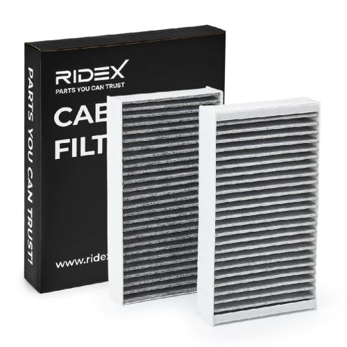 RIDEX 424I0192 Innenraumfilter Pollenfilter Aktivkohlefilter Höhe: 41 Breite: Bild RIDEX 424I0192 Innenraumfilter Pollenfilter Aktivkohlefilter Höhe: 41 Breite: