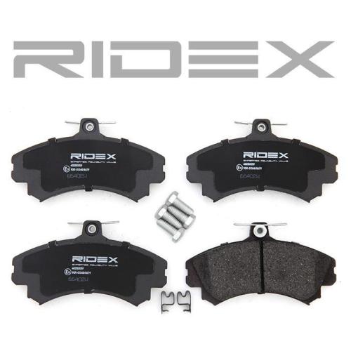 RIDEX Bremsbelagsatz Bremsbeläge Vorne für MITSUBISHI COLT VI (Z3A, Z2A) Bild RIDEX Bremsbelagsatz Bremsbeläge Vorne für MITSUBISHI COLT VI (Z3A, Z2A)