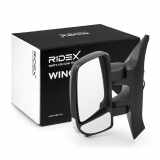 RIDEX 50O0581 Außenspiegel Seitenspiegel Links Manuell mit Blinklicht für