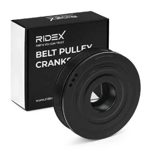 RIDEX 3213B0070 Riemenscheibe Kurbelwelle 151,5mm Kurbelwellenriemenscheibe Bild RIDEX 3213B0070 Riemenscheibe Kurbelwelle 151,5mm Kurbelwellenriemenscheibe