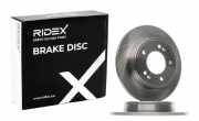 RIDEX 82B0612 2x Bremsscheiben Hinten Ø262mm voll für HYUNDAI 584113X300