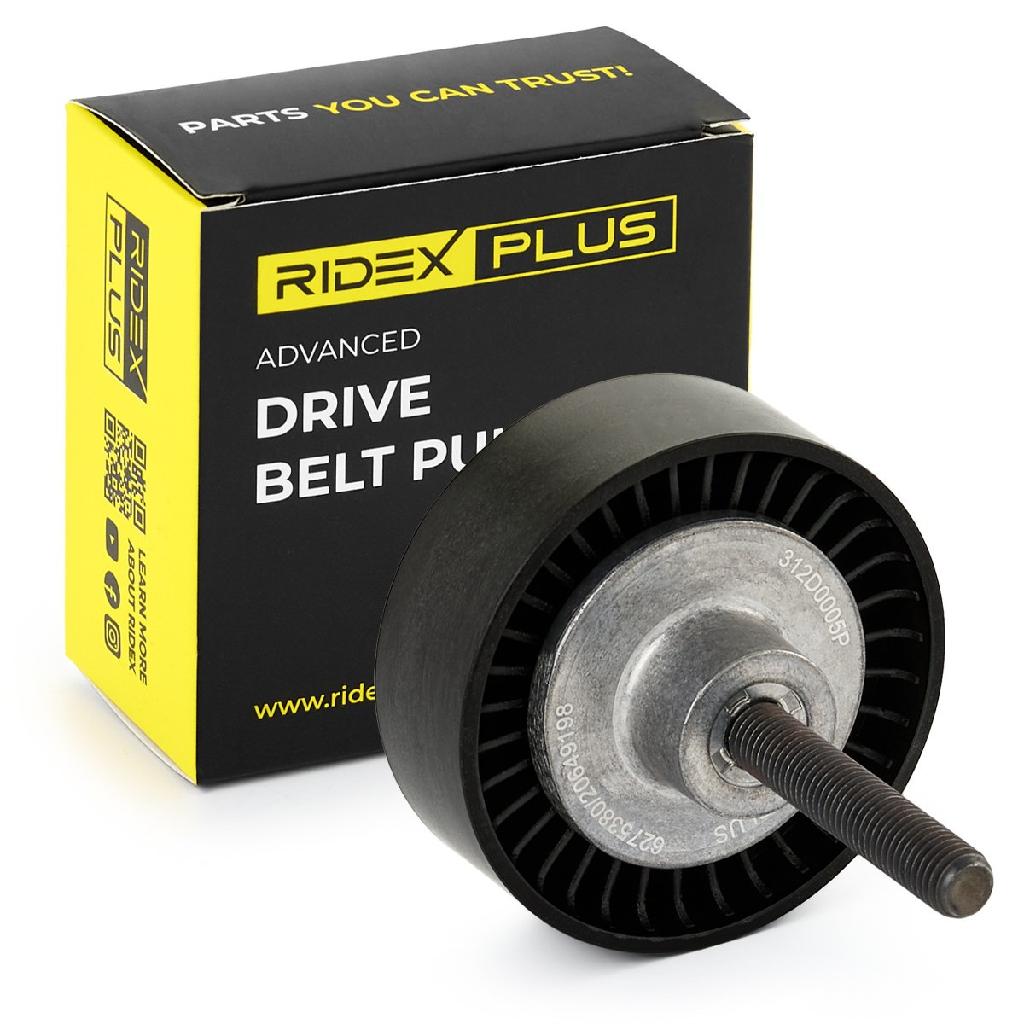 RIDEX PLUS Umlenk- / Führungsrolle Keilrippenriemen für VW Golf 5I (5K1)