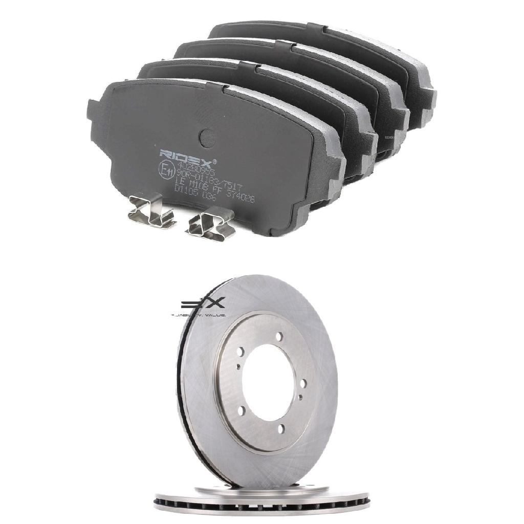 RIDEX Bremsenset Vorne Belüftet Ø310,0mm - Bremsscheiben und Beläge für SUZUKI