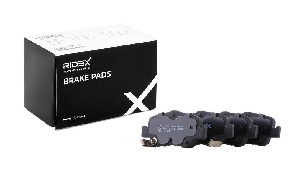 RIDEX Bremsbelagsatz Bremsbeläge Hinten für TOYOTA AURIS für HYUNDAI i30 (GD)