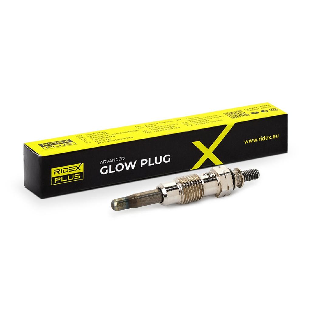 RIDEX PLUS Diesel Glühkerze 11,5V Schlüsselweite: 12mm Gewindemaß:M12x1.25