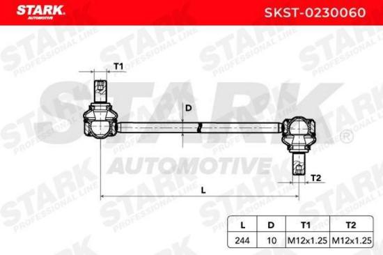 STARK 1x Koppelstange Stabilisator Vorne beidseitig für OPEL Corsa C Schrägheck Bild STARK 1x Koppelstange Stabilisator Vorne beidseitig für OPEL Corsa C Schrägheck