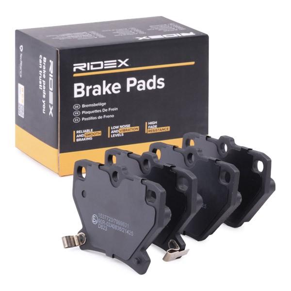 RIDEX Bremsbelagsatz Bremsbeläge Hinten für TOYOTA Yaris Schrägheck (P9)