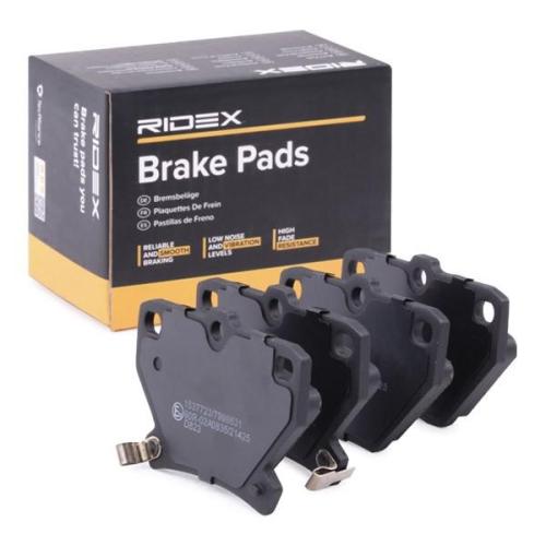RIDEX Bremsbelagsatz Bremsbeläge Hinten für TOYOTA Yaris Schrägheck (P9) Bild RIDEX Bremsbelagsatz Bremsbeläge Hinten für TOYOTA Yaris Schrägheck (P9)