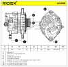 RIDEX 4G0155 Lichtmaschine 80A 14V Drehrichtung im Uhrzeigersinn mit für MAZDA Bild RIDEX 4G0155 Lichtmaschine 80A 14V Drehrichtung im Uhrzeigersinn mit für MAZDA
