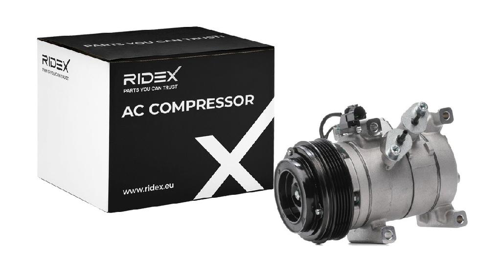 RIDEX A/C Kompressor für Klimaanlage Klimakompressor mit ID: RS09 Kältemittel: