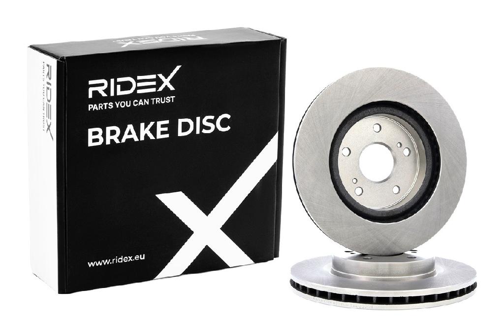 RIDEX 82B0471 2x Bremsscheiben Vorne Ø294,5mm Belüftet für SUZUKI