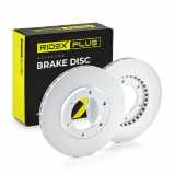 RIDEX PLUS 82B0737P 2x Bremsscheiben Vorne Ø295mm Belüftet für NISSAN