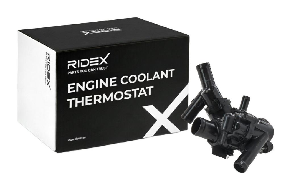 RIDEX 316T0305 Thermostat Kühlmittel Kühlwasserthermostat mit Gehäuse mit mit