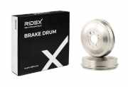 RIDEX 123B0219 2x Bremstrommeln Set Hinten InnenØ295mm AußenØ335mm für VW