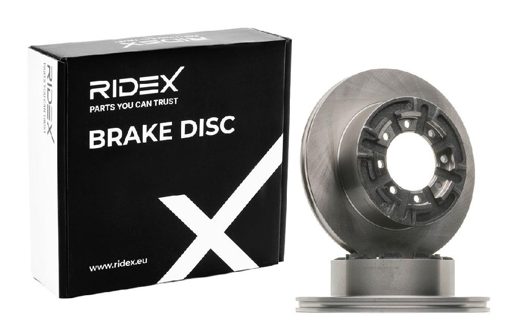 RIDEX 82B1680 2x Bremsscheiben Hinten Ø289mm voll für IVECO 503612278