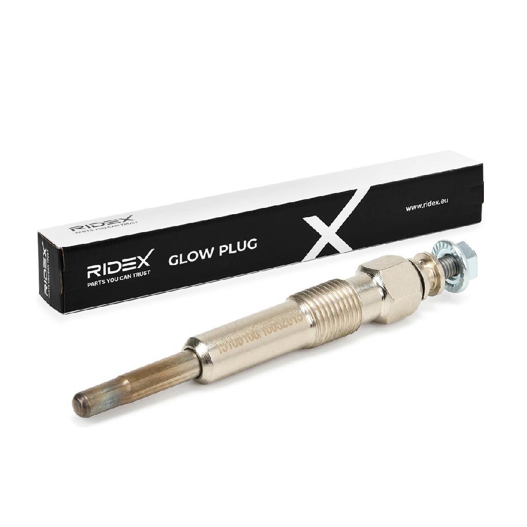 RIDEX Diesel Glühkerze 11V Schlüsselweite: 10mm Gewindemaß:M10 x 1 für FORD