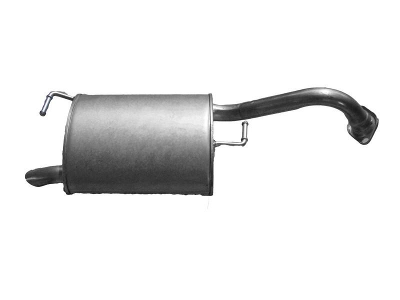 IZAWIT Endschalldämpfer Hinten für TOYOTA COROLLA (ZZE12, NDE12, ZDE12)