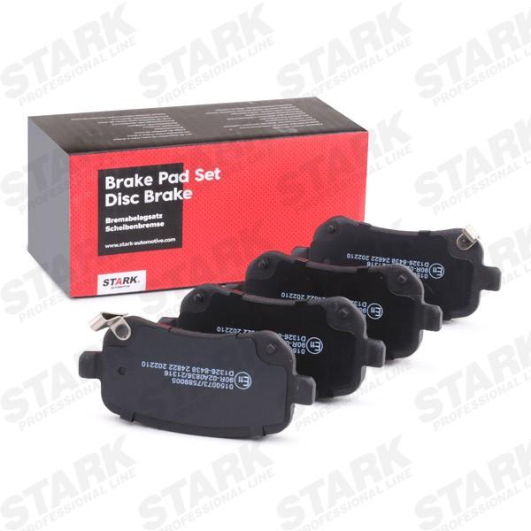 STARK Bremsbelagsatz Bremsbeläge Hinten für VW Passat Variant (3C5) Passat CC