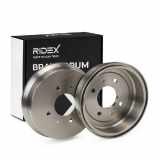 RIDEX 123B0059 2x Bremstrommeln Set Hinten für MITSUBISHI COLT VI für SMART