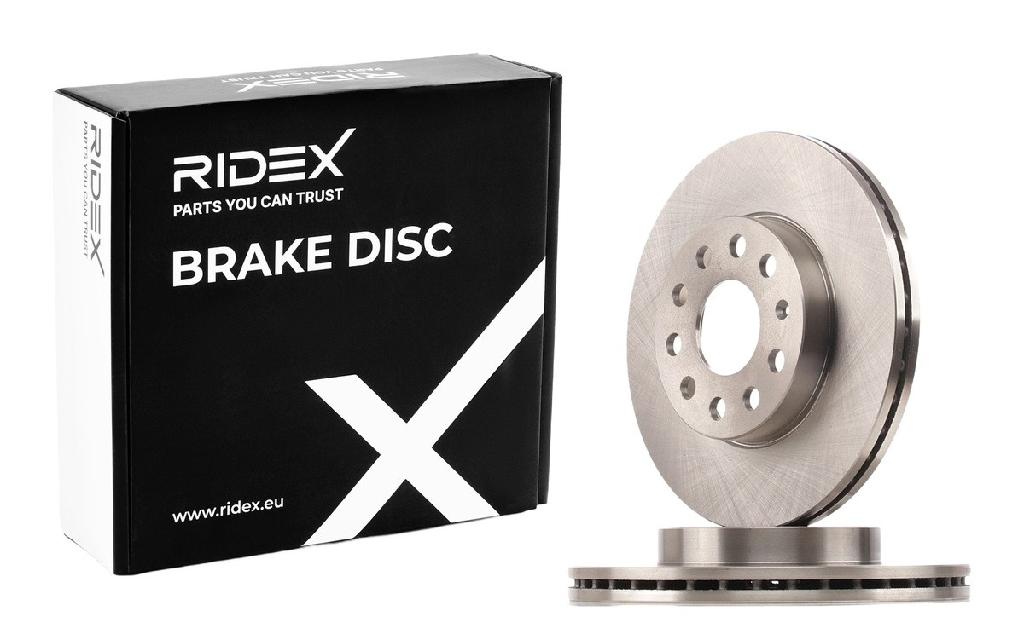 RIDEX 82B1451 2x Bremsscheiben Vorne Ø276mm Belüftet für VW 5Q0615301A