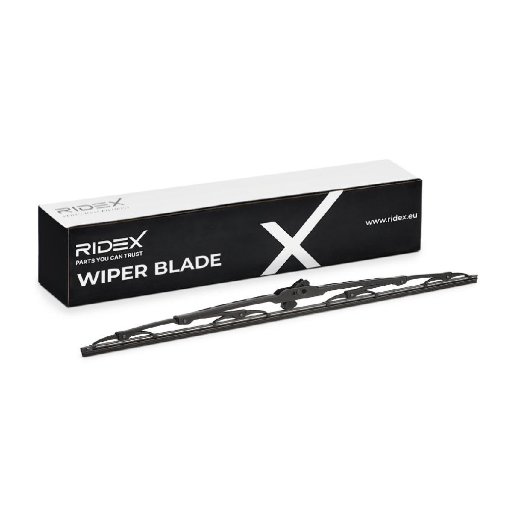 RIDEX Scheibenwischer Wischblatt Stück ohne Spoiler Vorne Länge: 575mm Standard