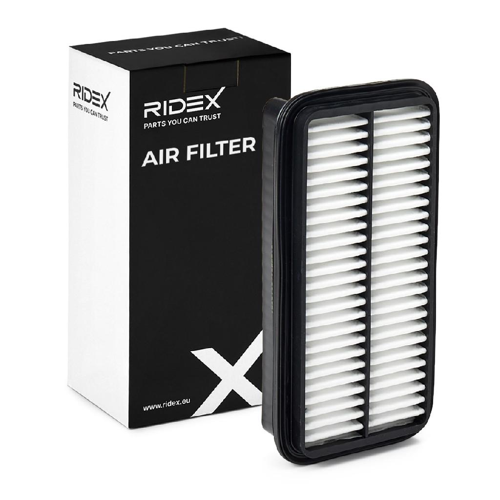 RIDEX 8A0395 Motor Luftfilter RechtEckig Filtereinsatz für TOYOTA STARLET (EP91)