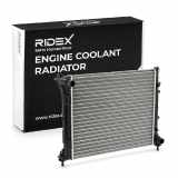 RIDEX 470R0533 Motorkühler / Wasserkühler für FIAT 500 (312) Schaltgetriebe