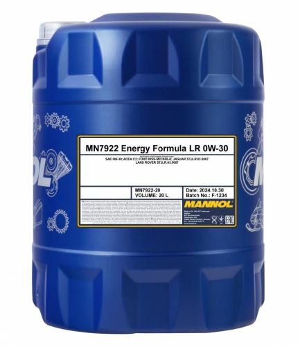 MANNOL Motoröl 0W-30 Energy Motor Öl ACEA C2 Formula LR 20L für FORD Kuga Mk2 Bild MANNOL Motoröl 0W-30 Energy Motor Öl ACEA C2 Formula LR 20L für FORD Kuga Mk2