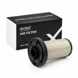 RIDEX 8A0616 Motor Luftfilter Rund Filtereinsatz passend für PEUGEOT für FIAT