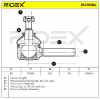 RIDEX Spurstangenkopf Vorderachse beidseitig außen Traggelenk M10X1.25 914T0184 Bild RIDEX Spurstangenkopf Vorderachse beidseitig außen Traggelenk M10X1.25 914T0184
