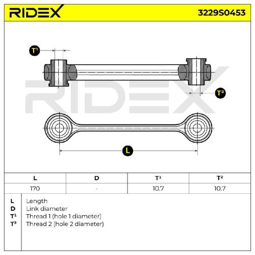 RIDEX 1x Koppelstange Stabilisator Vorne links rechts für AUDI A4 Avant A6 Avant Bild RIDEX 1x Koppelstange Stabilisator Vorne links rechts für AUDI A4 Avant A6 Avant