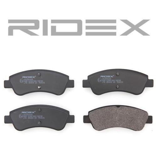RIDEX Bremsbelagsatz Bremsbeläge Vorne für OPEL Corsa F passend für PEUGEOT 207 Bild RIDEX Bremsbelagsatz Bremsbeläge Vorne für OPEL Corsa F passend für PEUGEOT 207