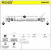 RIDEX Bremsschlauch 83B0287 HINTEN beidseitig BREMSSCHLÄUCHE Länge: 190mm Bild RIDEX Bremsschlauch 83B0287 HINTEN beidseitig BREMSSCHLÄUCHE Länge: 190mm