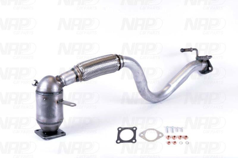 NAP carparts CAK10776 Katalysator Kat mit Anbau-/Befestigungsmaterial für Euro 4