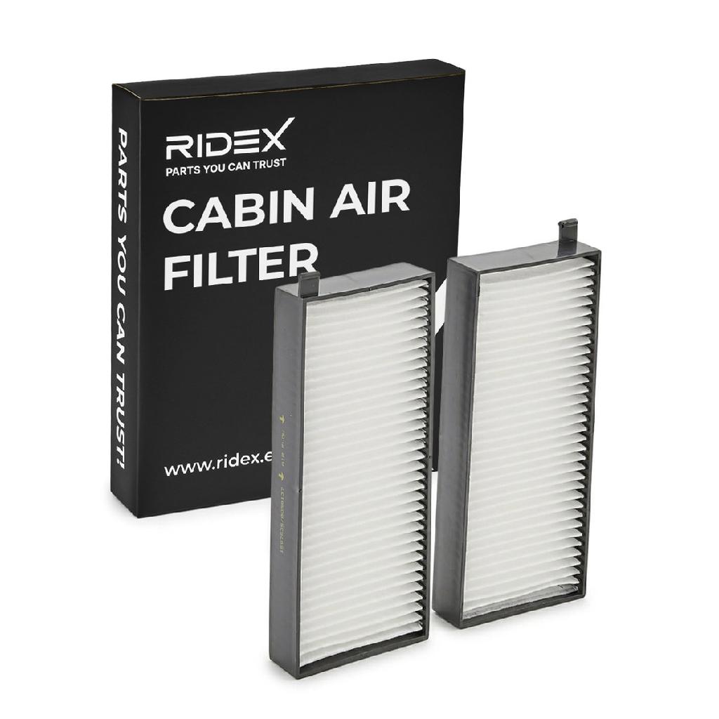 RIDEX 424I0148 Innenraumfilter Pollenfilter Höhe: 25 Breite: 96 Länge: 235