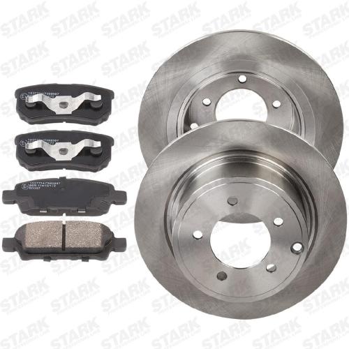 STARK Bremsenset Hinten Ø302mm - Bremsscheiben und Beläge für MITSUBISHI Bild STARK Bremsenset Hinten Ø302mm - Bremsscheiben und Beläge für MITSUBISHI