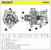 RIDEX 4G0062 Lichtmaschine 110A 14V Drehrichtung im Uhrzeigersinn mit 373004X000 Bild RIDEX 4G0062 Lichtmaschine 110A 14V Drehrichtung im Uhrzeigersinn mit 373004X000