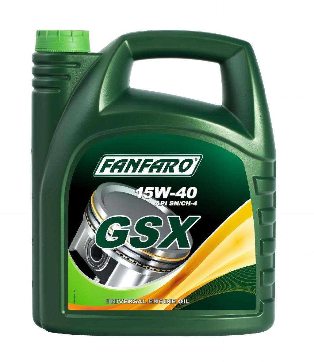 FANFARO Motoröl 15W-40 Master Line Mineralöl Motor Öl API SG API CD GSX 5L