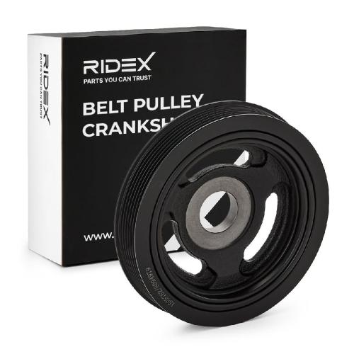 RIDEX 3213B0010 Riemenscheibe Kurbelwelle Kurbelwellenriemenscheibe 6-Rippen Bild RIDEX 3213B0010 Riemenscheibe Kurbelwelle Kurbelwellenriemenscheibe 6-Rippen