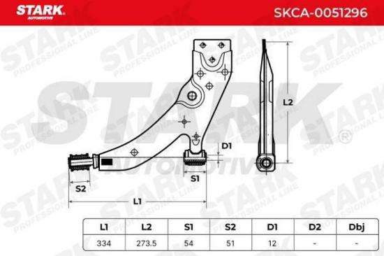 STARK SKCA-0051296 Lenker Radaufhängung Querlenker Front für TOYOTA STARLET Bild STARK SKCA-0051296 Lenker Radaufhängung Querlenker Front für TOYOTA STARLET